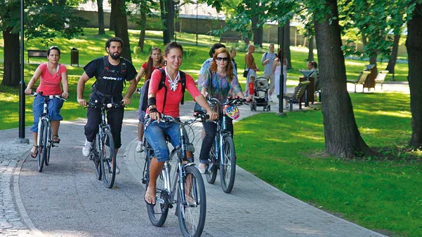 Riding in the green areas near Tallinn Tour image