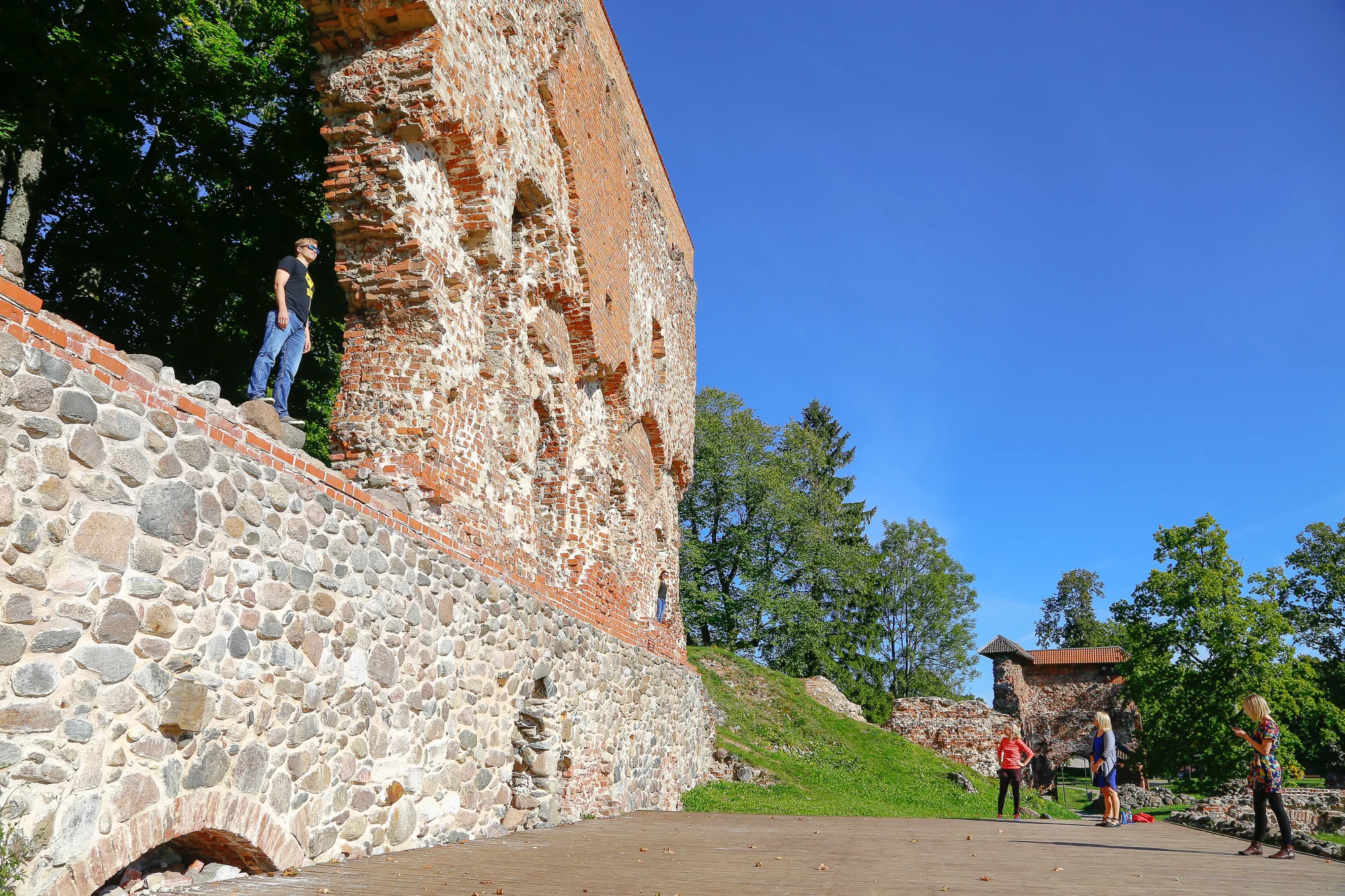 Ruins of a crusader castle at Viljandi Tour image