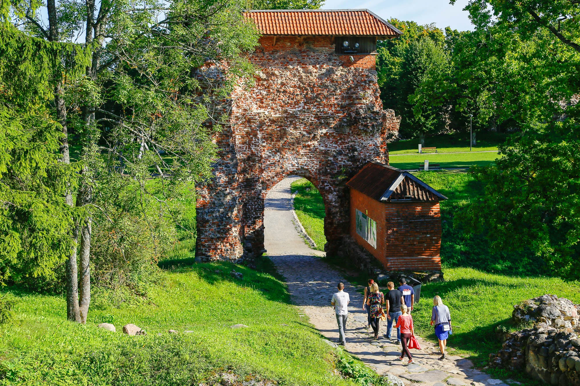 Ruins of a crusader castle at Viljandi Tour image