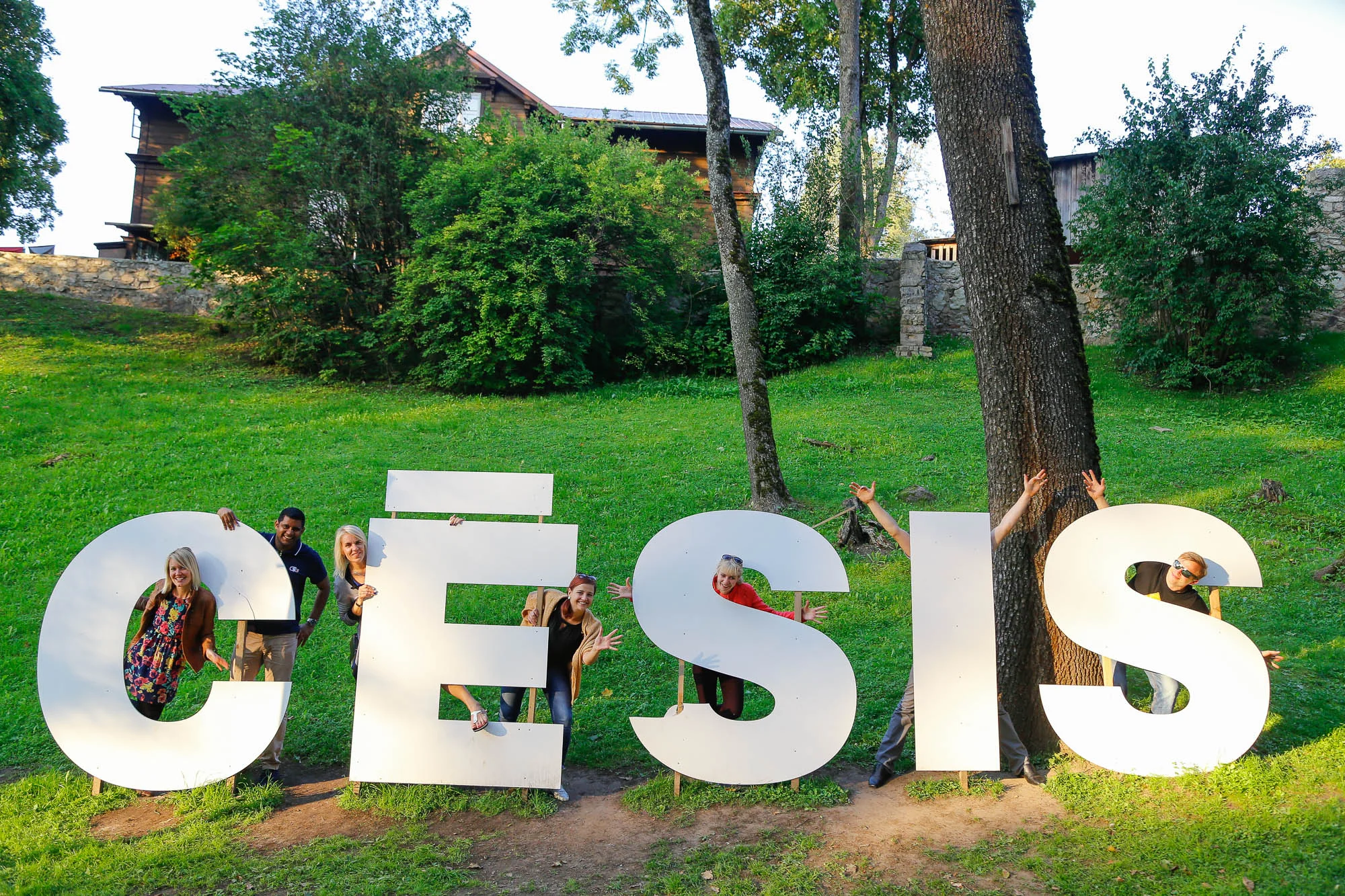 A small park in Cēsis Tour image