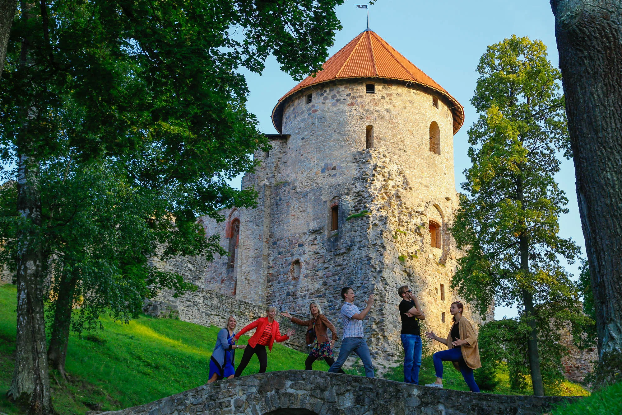 Ruins of the medieval castle in Cēsis Tour image